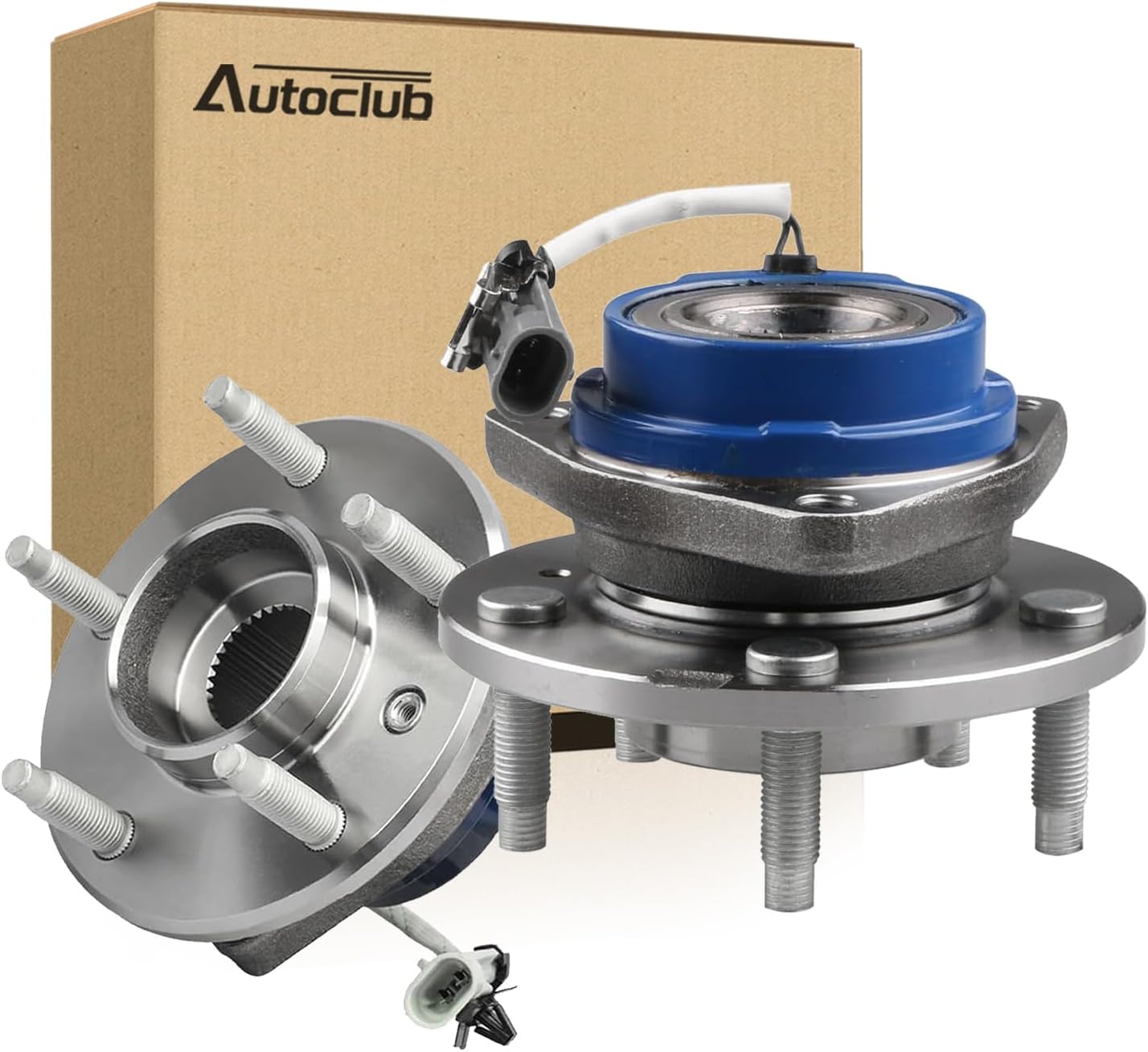 AUTOCLUB Front or Rear Wheel Bearing Hub Assembly for 2001 2002 2003 2004 2005 Pontiac Montana Aztek, 2002 2003 2004 Chevrolet Venture, 2005 Chevy Uplander Buick Terraza Replacement, [5-Lug AWD]
