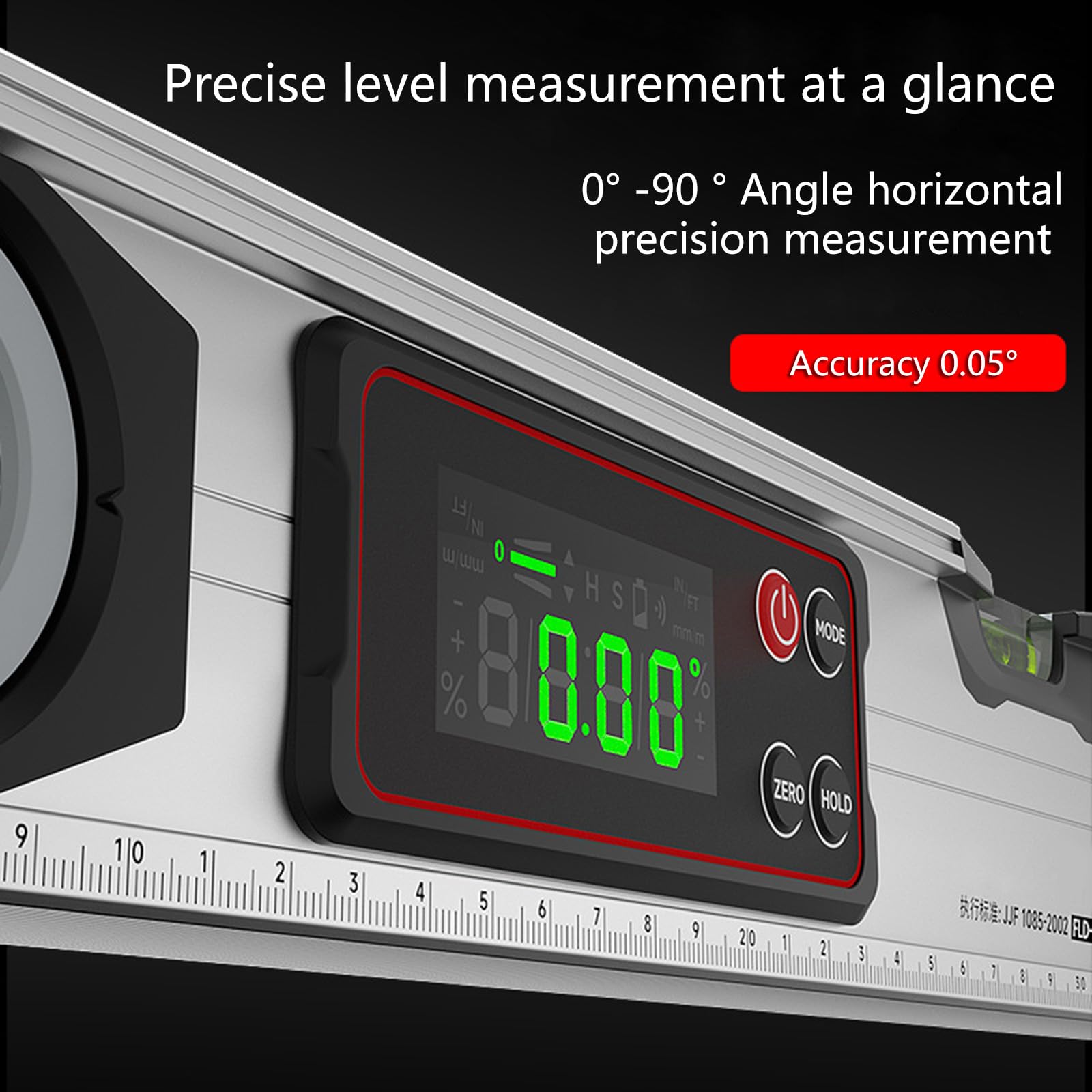 Inclinómetro digital con sensor avanzado, niveles electrónicos fáciles de operar para aplicaciones de ingeniería civil y mecánica