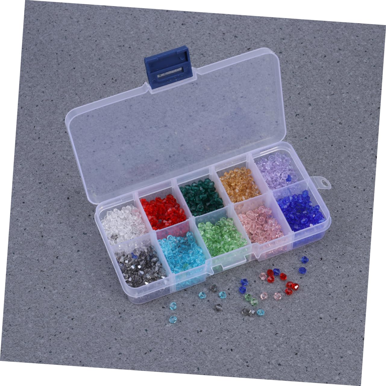 SHINEOFI 3000stücke Rhombus Glasperlen Farben Mit Aufbewahrungsbox Für Schmuckherstellung Armbänder Und Basteln