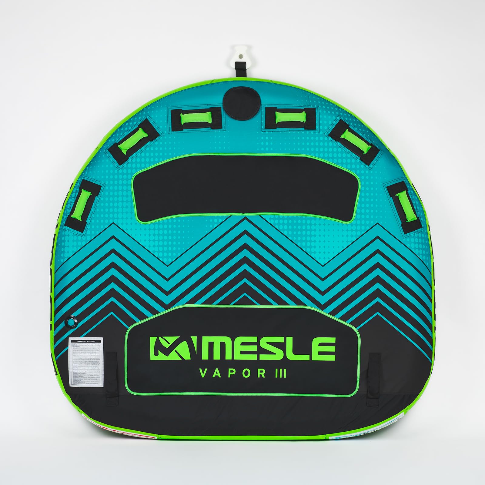 Mesle Funtube Vapor mit Leine, 3 Personen, Wasserreifen für Kinder & Erwachsene, Towable Tube aufblasbar Wassersport, Schleppring für Boot & Jetski, Schleppreifen zum Ziehen