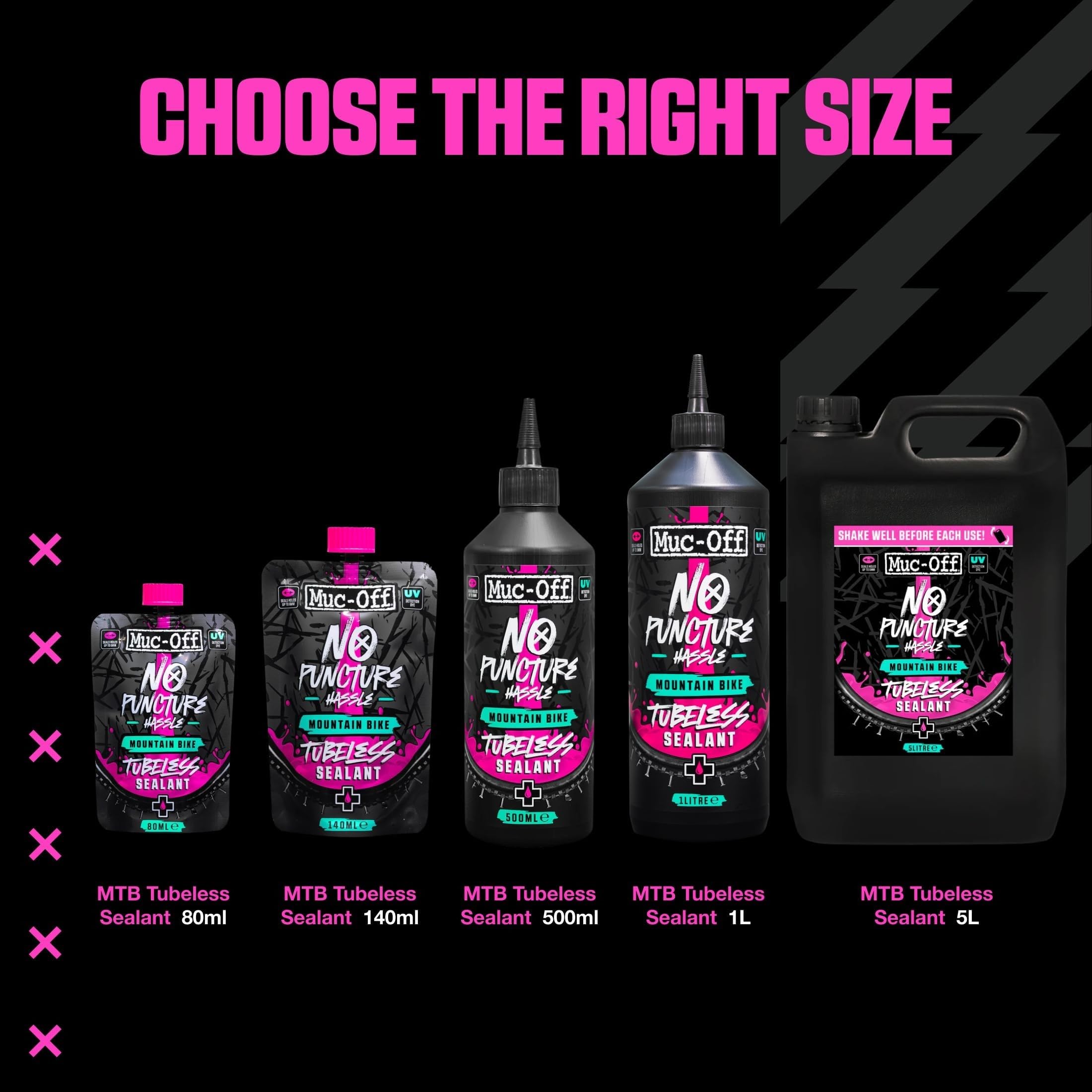 MUC-OFF Precyzyjny Bote muc-off liquido sellante bio 140 ml dla profesjonalistów i majsterkowiczów do codziennego użytku 140 ml