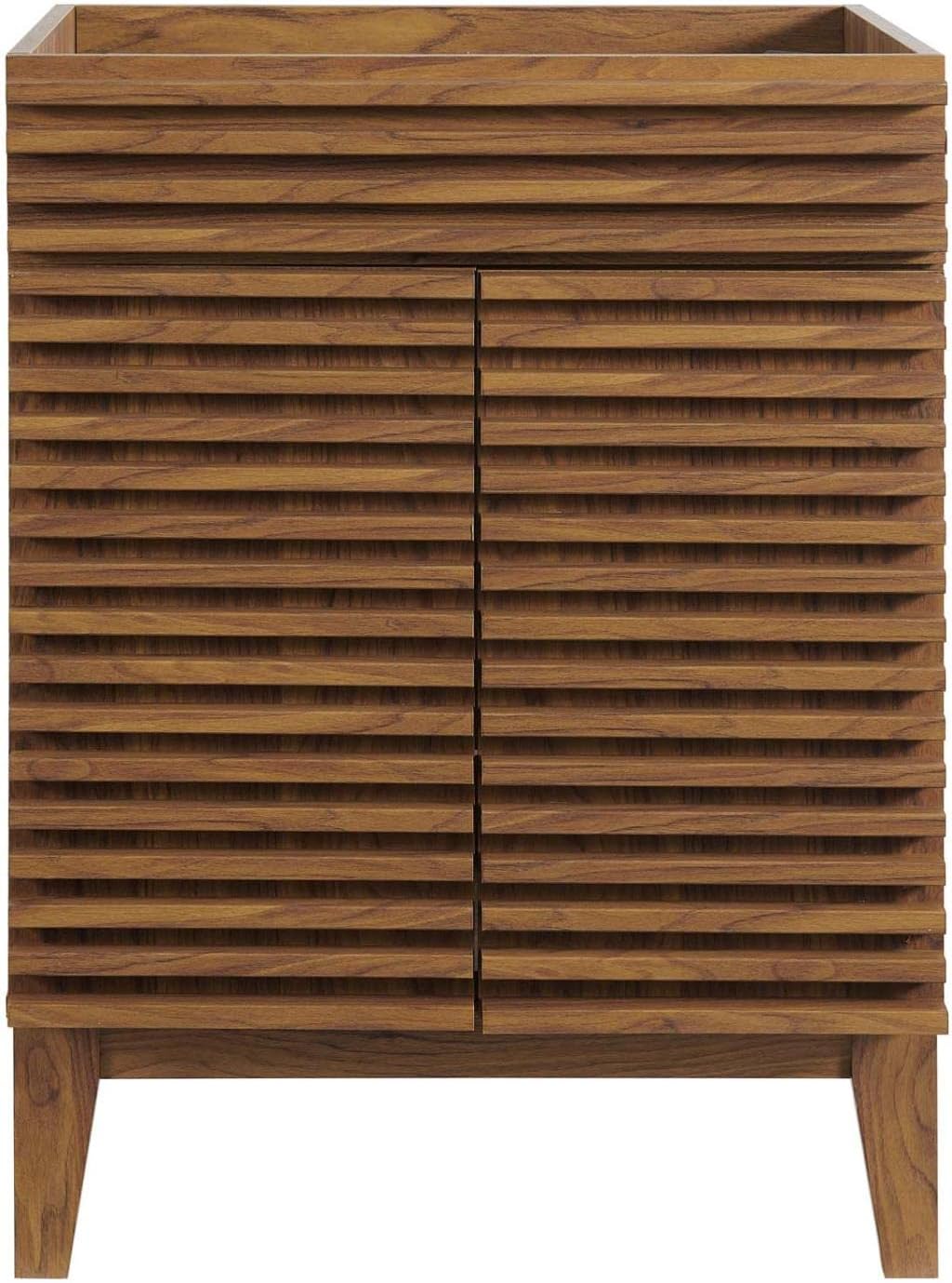 Modway Render 23.5" Bathroom Vanity in Walnut (Sink Basin Not Included) - - 