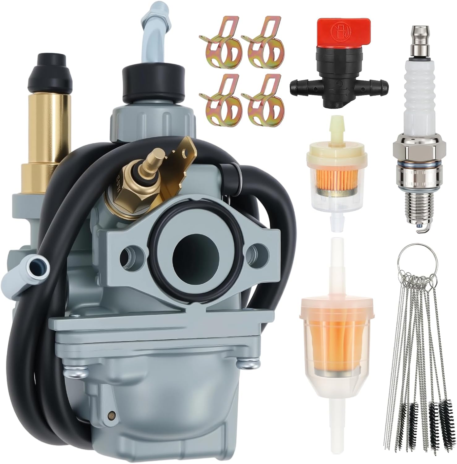 Carbman TTR50 Carburetor Compatible with Yamaha TTR50 Carb Dirt Bike 2006-2011 TTR 50cc Motorcycle 1P6-E4101-10