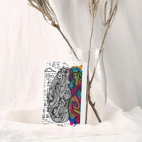 Miniatura 7 de Tarjetas de felicitación con impresión cerebral izquierda y derecha, tarjetas de notas en blanco con sobres para todas las ocasiones, cumpleaños,