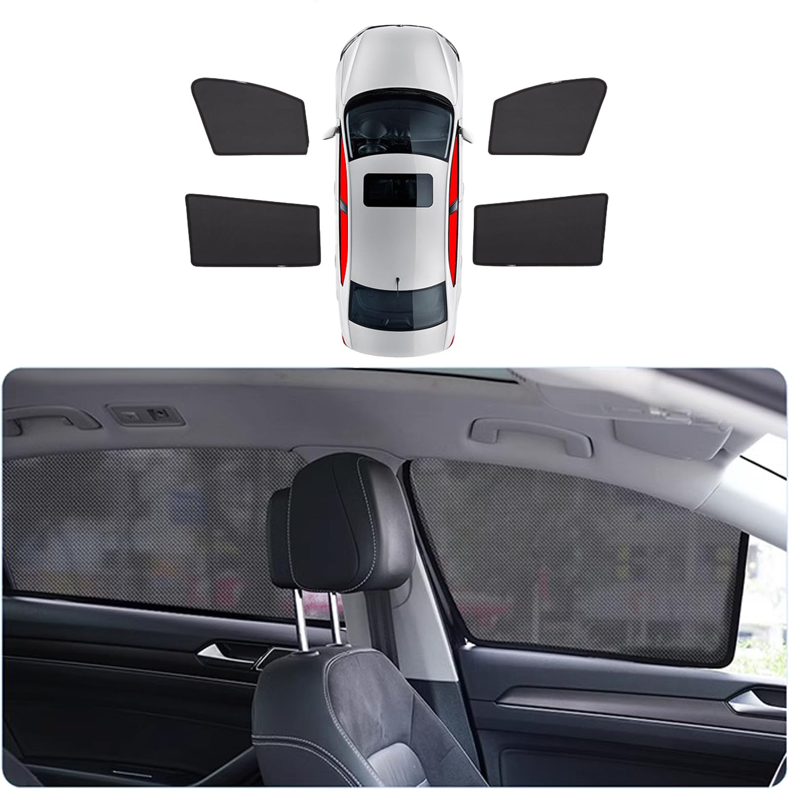 Amazon | 車窓日よけ トヨタ ウィッシュ Wish 20系 2010~2019に対応 