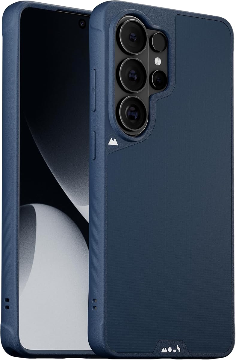 Mous for Samsung Galaxy S26 Ultra Case, MagSafe Compatible, Limitless Navy Blue
