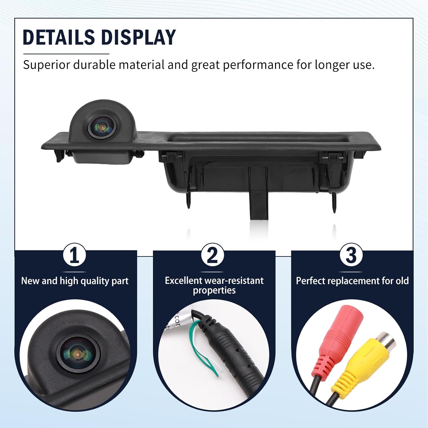 AHD 1080P Backup Camera CCD for 3 5 Series X1 3 4 5 F07 F10 F11 F25 F26 F30 F34 Parking Fisheye Lens Waterproof Cam Car Trunk Handle Camera