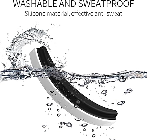 Miniatura 4 de Funda para diadema compatible con Sony WH-CH520WH-CH720N, protectores de diadema de silicona suave lavables, cojín cómodo, funda protectora de