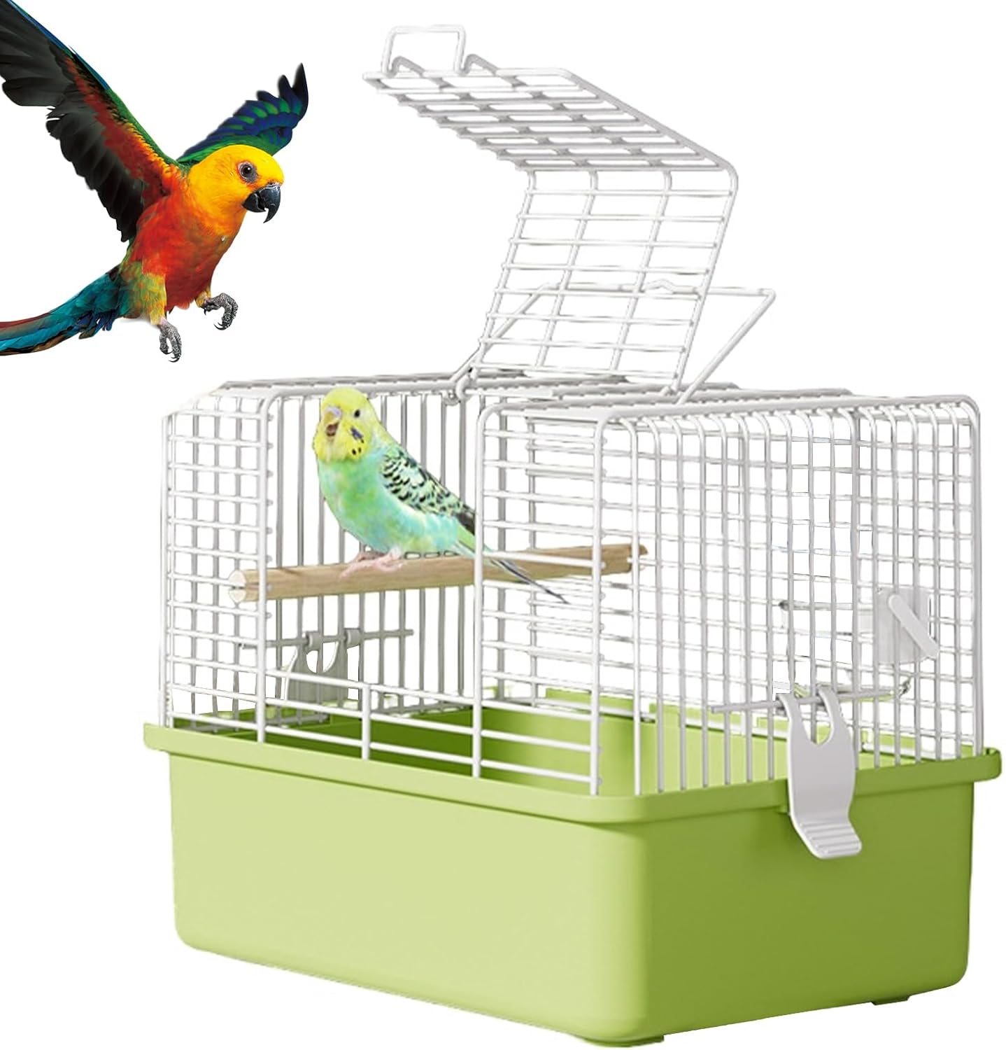 Bird Cage - Detachable Lovebird Carrier - Lightweight Flight Birdcages, Waterproof Travel Aviary for Transporting, Outdoor Use