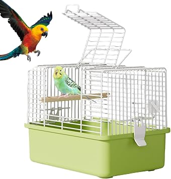 Bird Cage - Detachable Lovebird Carrier - Lightweight Flight Birdcages, Waterproof Travel Aviary for Transporting, Outdoor Use