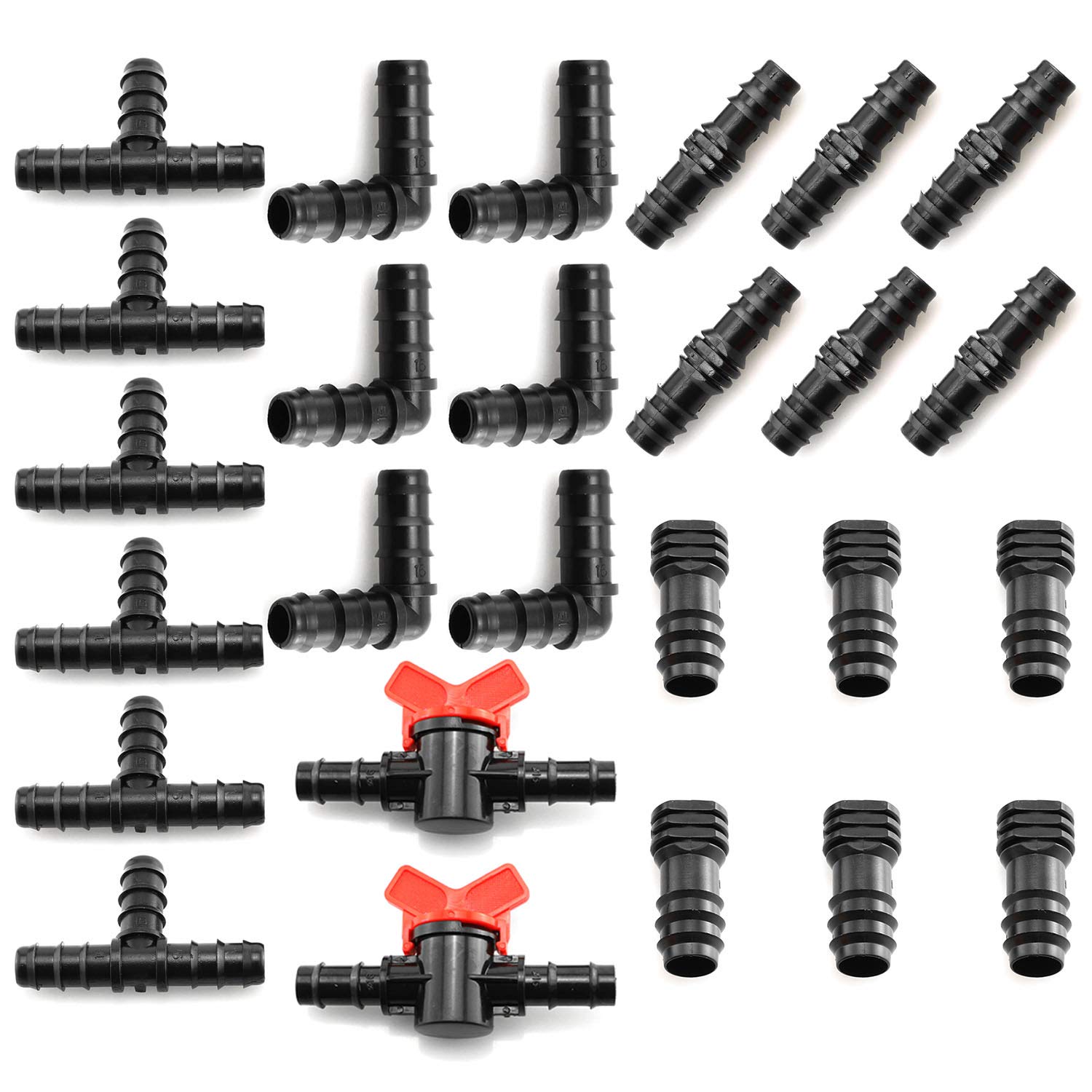 DGZZI Irrigation Fittings Kit Water Drip Irrigation Kit