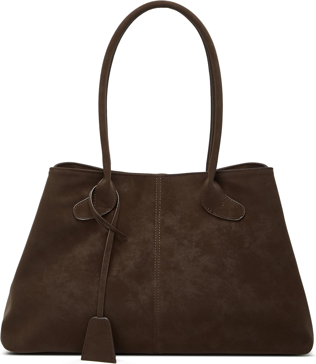 Suede Tote Bags for Women Retro Top-Handle Bag Handbags Elegant Purses Satchel for Travel Work