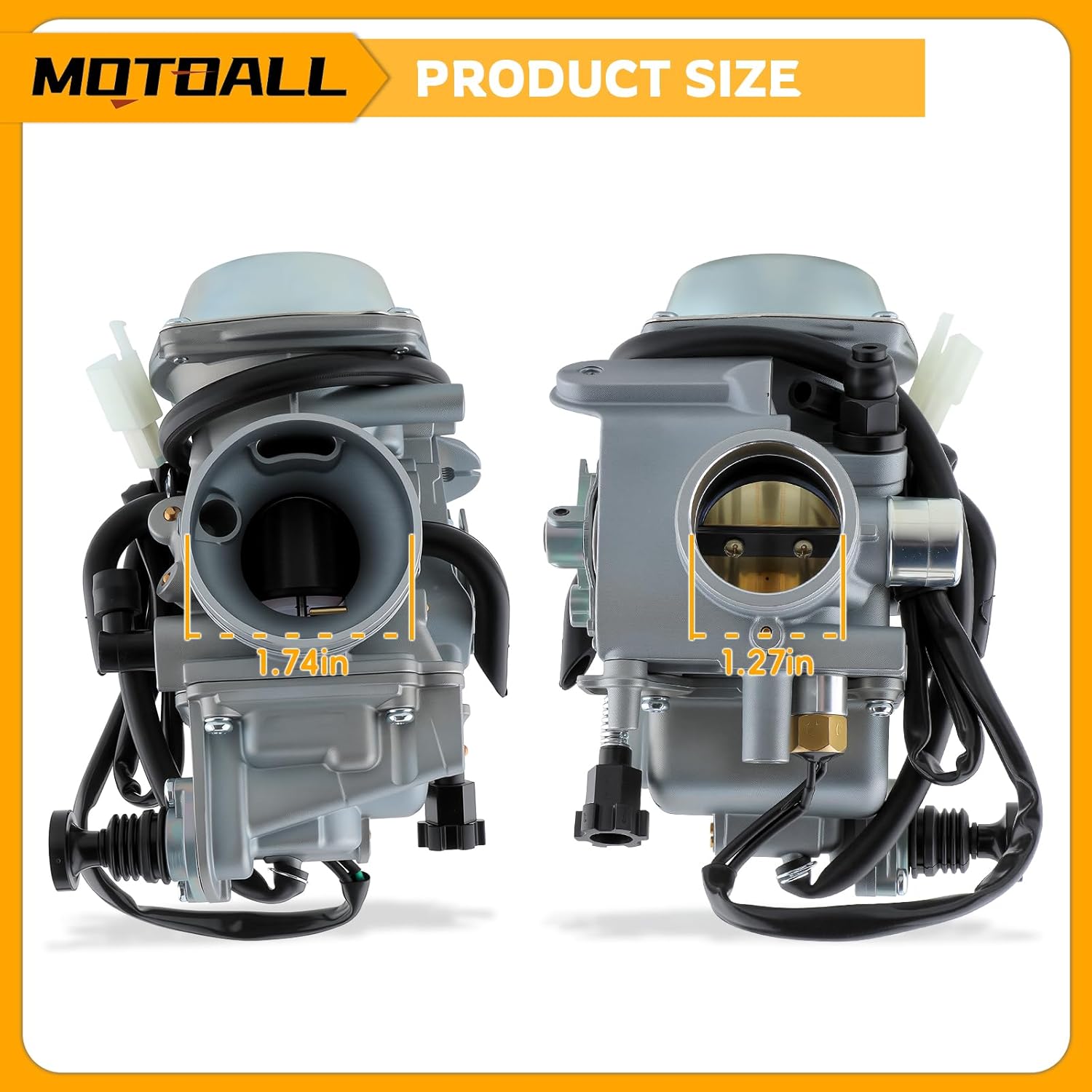 MOTOALL New TRX350 Carburetor for Honda Rancher 350 TRX350 350ES 350FE 350FMTE 350TM 2000-2006 Carb