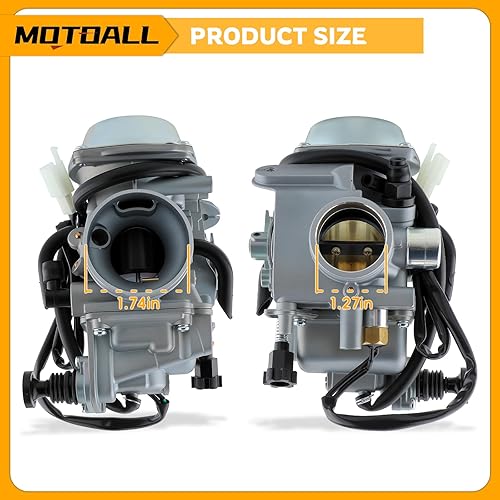 Miniatura 3 de MOTOALL Carburador TRX350 para Honda Rancher 350 TRX350 350ES 350FE 350FMTE 350TM 2000-2006 Carb