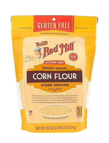 Bob's Red Mill Harina de maíz de 22 onzas (paquete de 3)
