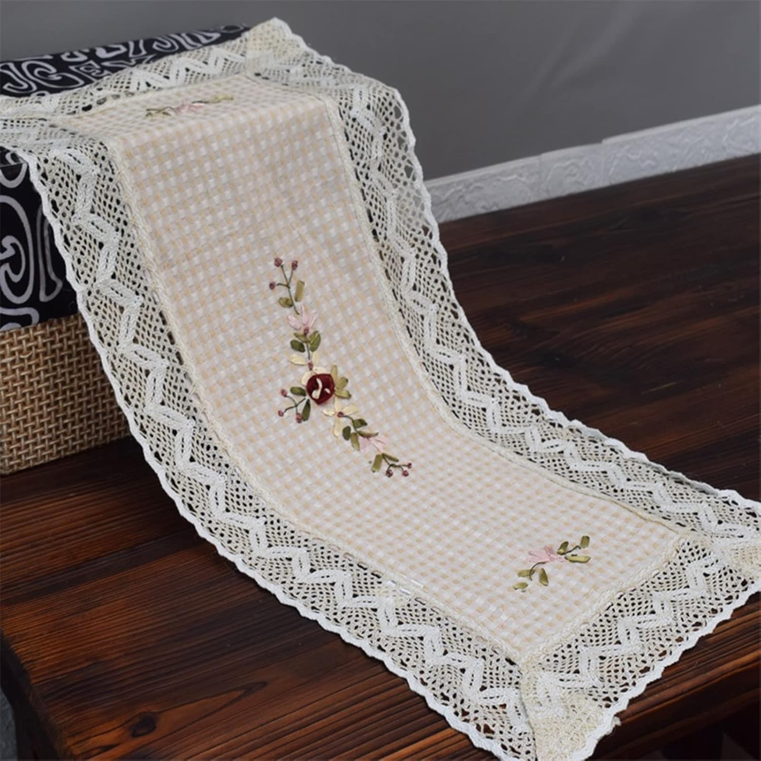 vanyear Handmade Crochet Cotton Lace Table Runners Doilies