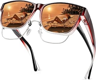 URUMQI Polarized Sunglasses Fit Over Glasses for Men Women