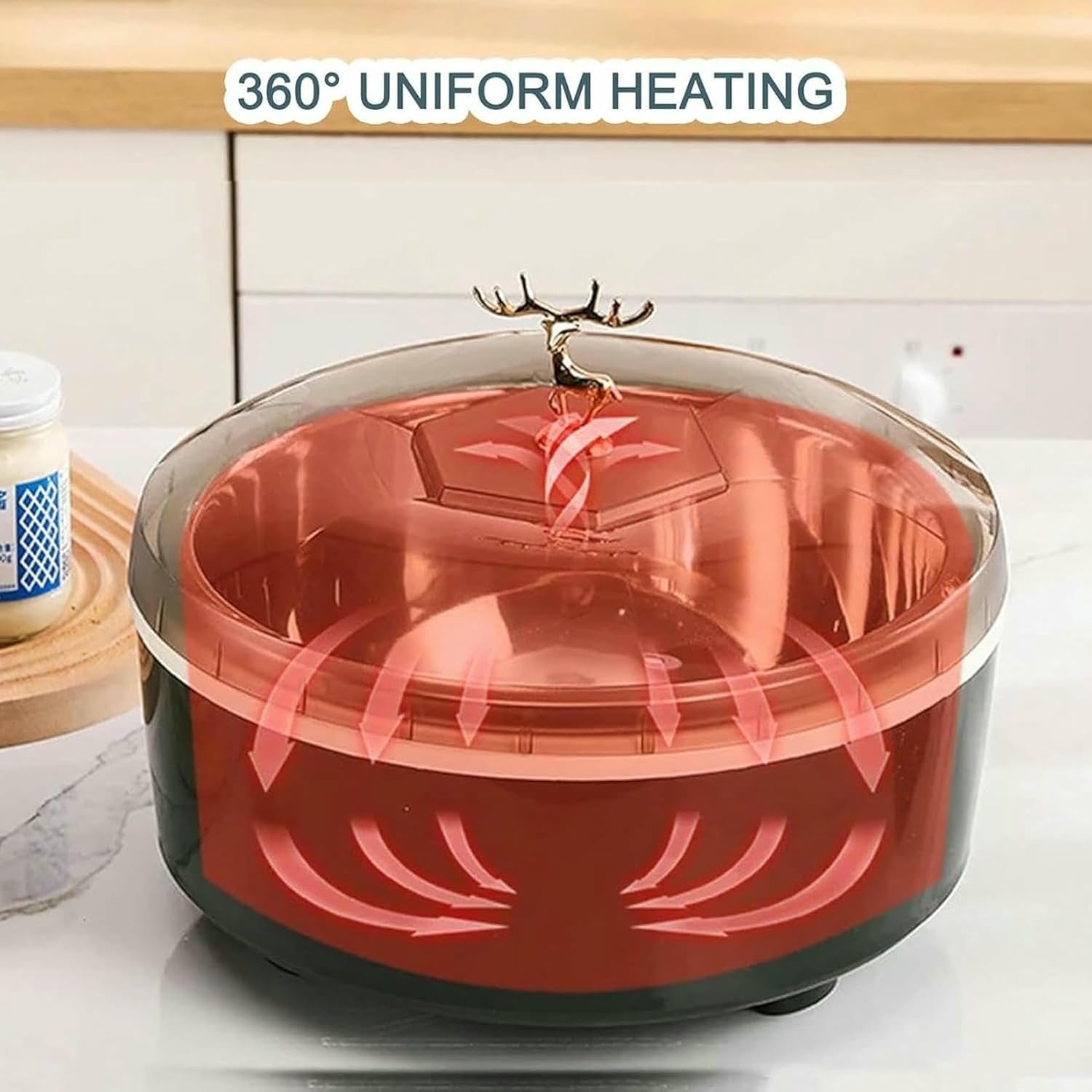 5L Multi-Functional Automatic Thermostatic Fermenter, Electric Yogurt Maker Dough Fermentation Natto Rice Wine Fermentation Machine~/