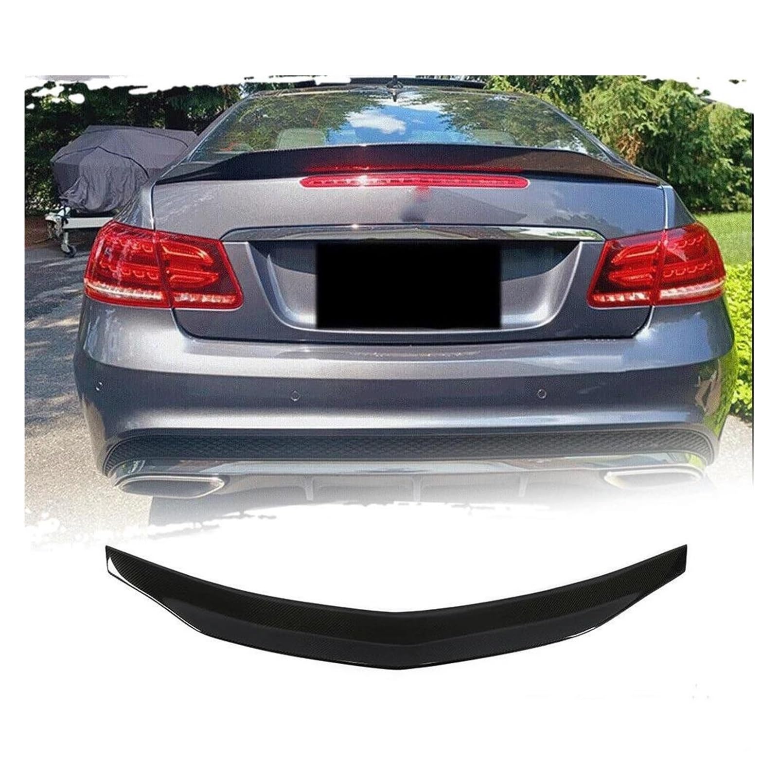 Becquet de coffre carbone Benz Classe E W207 Coupé pour les passionnés de conduite sportive