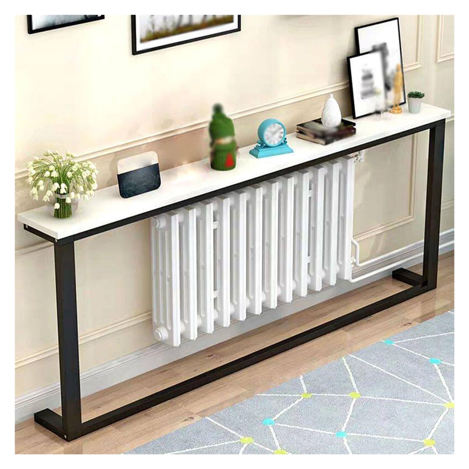 Mesa consola estrecha para sofá ideal para decorar el pasillo o la entrada de casa