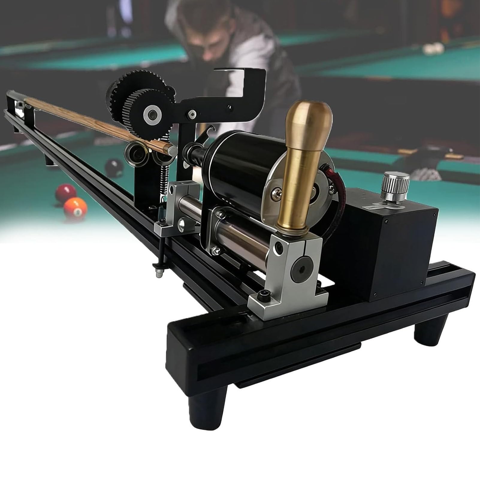 Tour de billard pour réparer un embout abîmé et lisser une flèche en bois