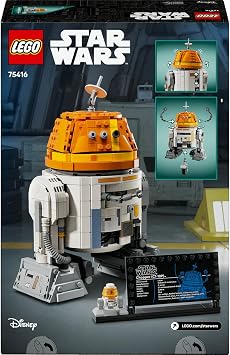 LEGO Star Wars: Ahsoka Chopper (C1-10P) Astromech Droidi 75416 | 10 Yaş ve Üzeri Kız ve Erkek Çocukları için Chopper Droidi İçeren İnşa Edilebilen Model Yapım Seti, Hediye Fikri (1039 Parça)
