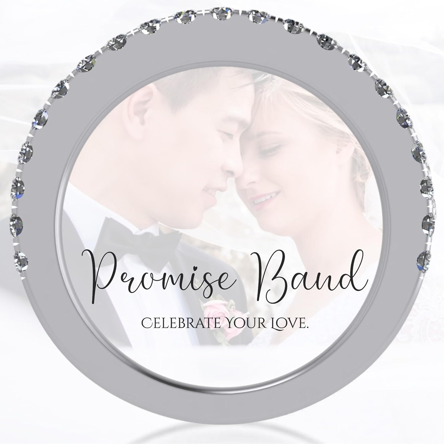 VOUS 3 carat Simulated Diamond Solitaire Engagement Rings Assorted shapes in Solid 925 Sterling Silver & CZ