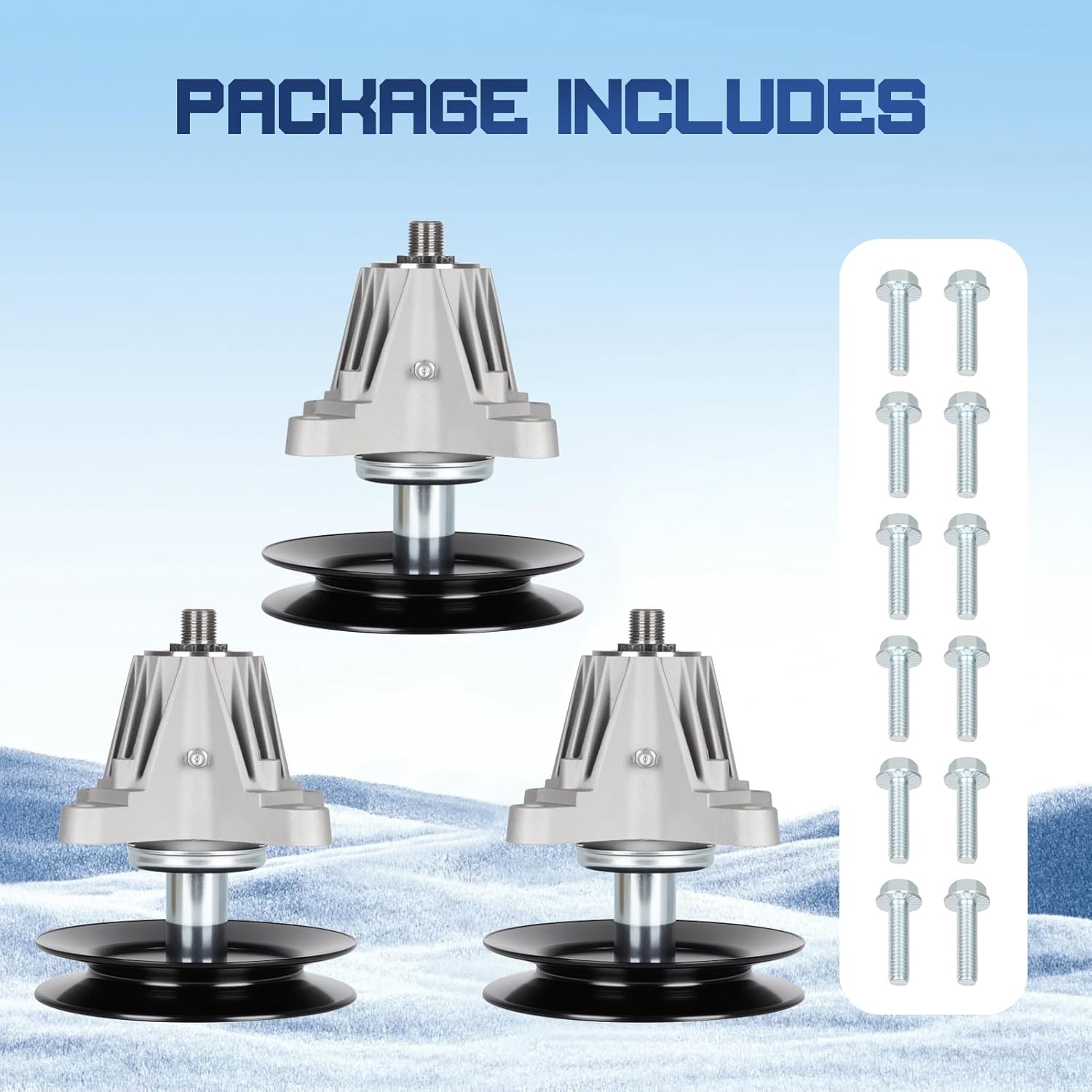 54" Deck 618-06978 918-06978 Mower Spindle Assembly Fit for Cub Cadet MTD Troy Bilt XT1-ST54 XT1-GT54 ZT1-54 ST54 ZT2-54 Super Bronco 54 Mustang 54 XP, for Craftsman Z6660 T8400 G8600(3 Pack