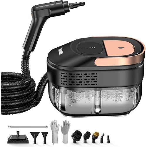 Steam Cleaner for Home, 1.6L Tank, 3 Steam Levels, 15s Fast Heat-Up