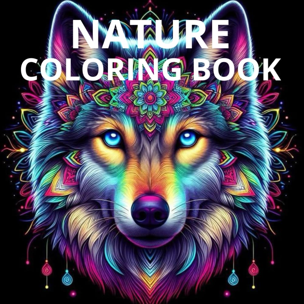 NATURA: COLORING BOOK: Creative Mandala Animal Patterns to Color for Focus, Calm, and Mindfulness