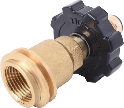 Miniatura 5 de Flame King Adaptador de tanque de propano POL a tipo QCC1 Convierte el tanque de propano de conexión antigua a nueva