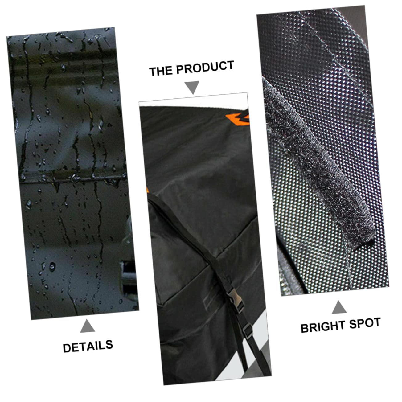 Cabilock Rooftop Cargo Carrier Bag Waterproof 420d Oxford Car Roof Storage Vehicle Cargo Bag Sun Rain Protection