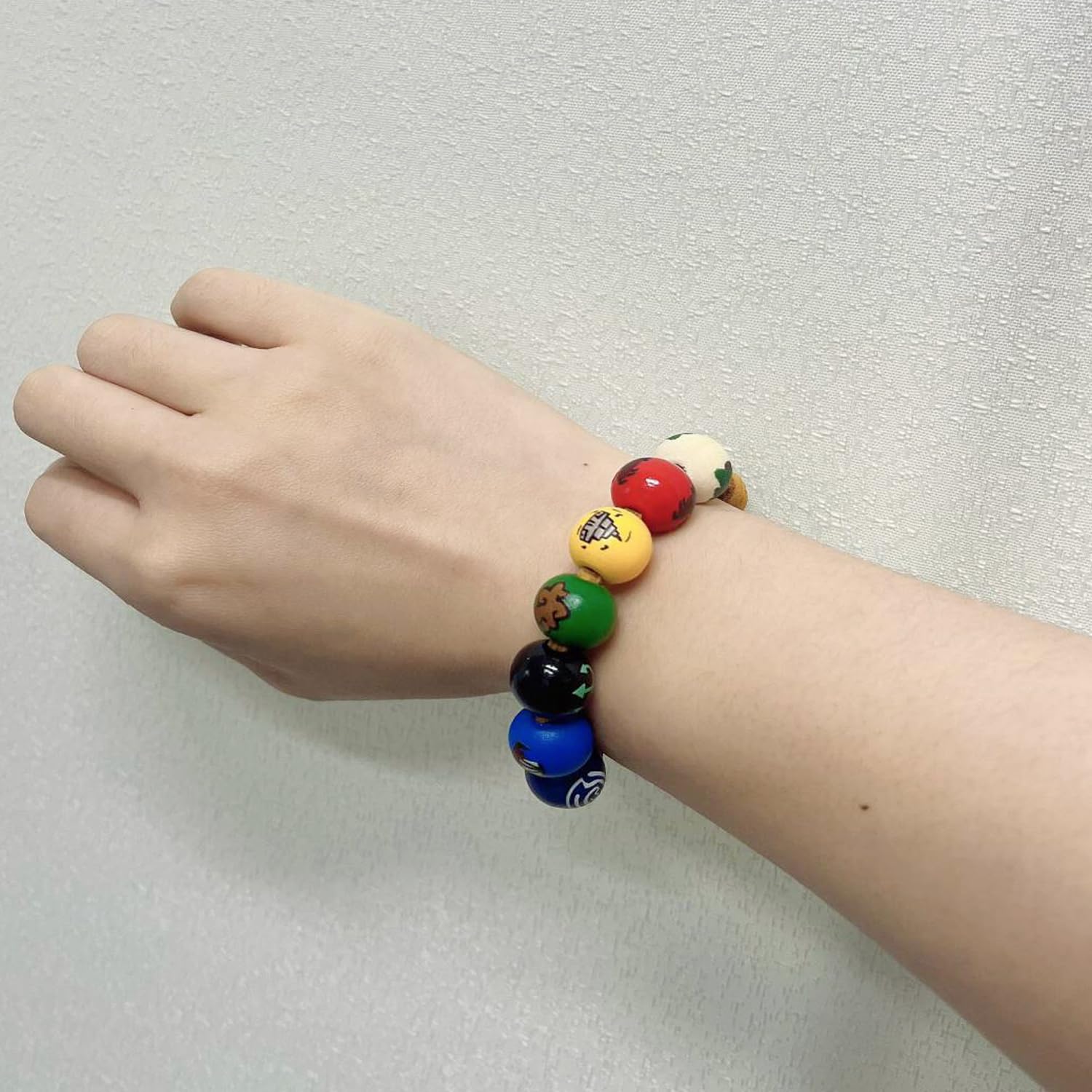 Camp H. Blood Wooden Bead Bracelet Greek Mythology Percy Necklace Cosplay Anime Costume Jewellery Accessory 2 Pcs - Image 3