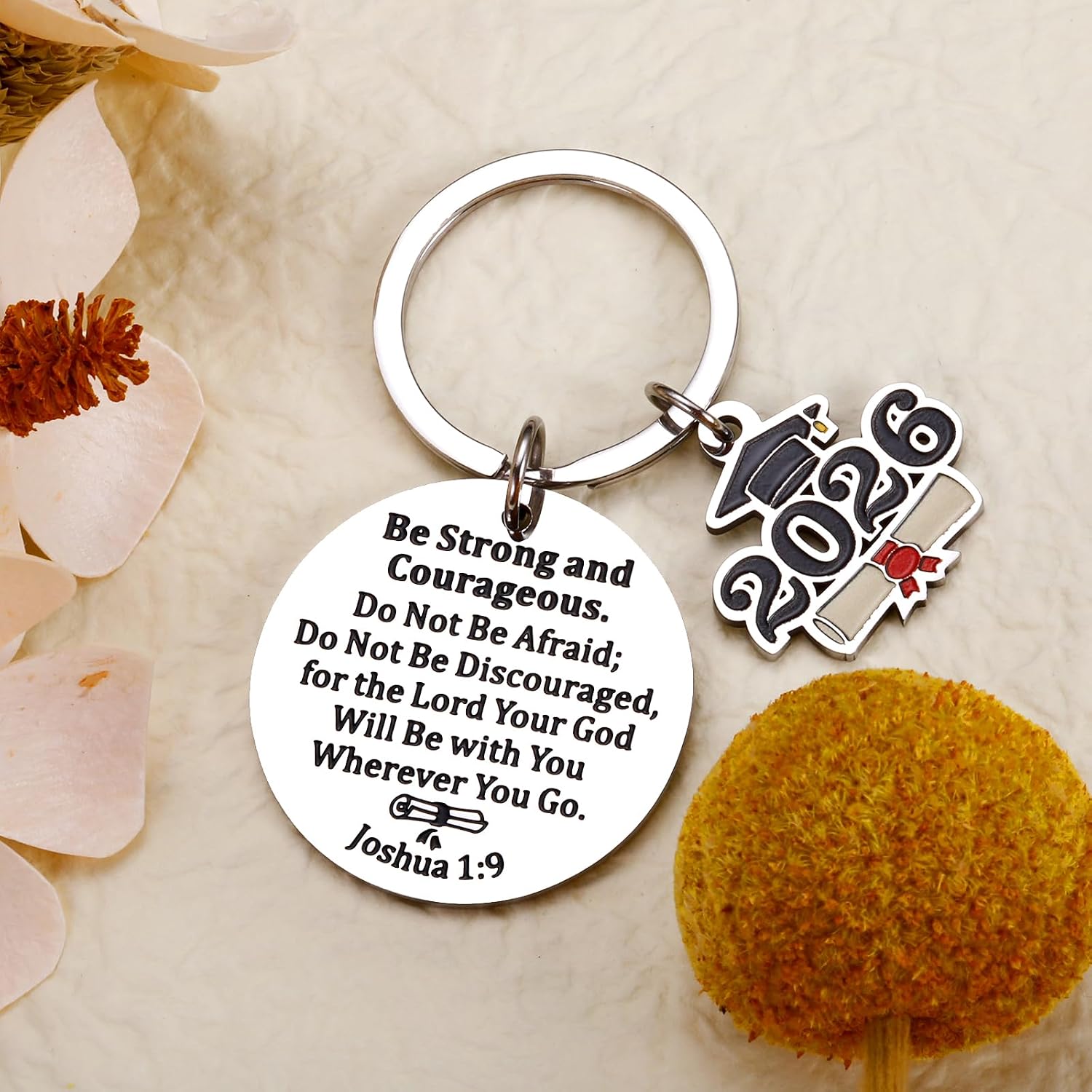 5th 8th Grade Graduation Gifts 2026, Kindergarten Preschool Elementary High School College Graduation Gifts, Class of 2026 Keychain for Girls Boys daughter, Phd Master Grad Gift for Her Him