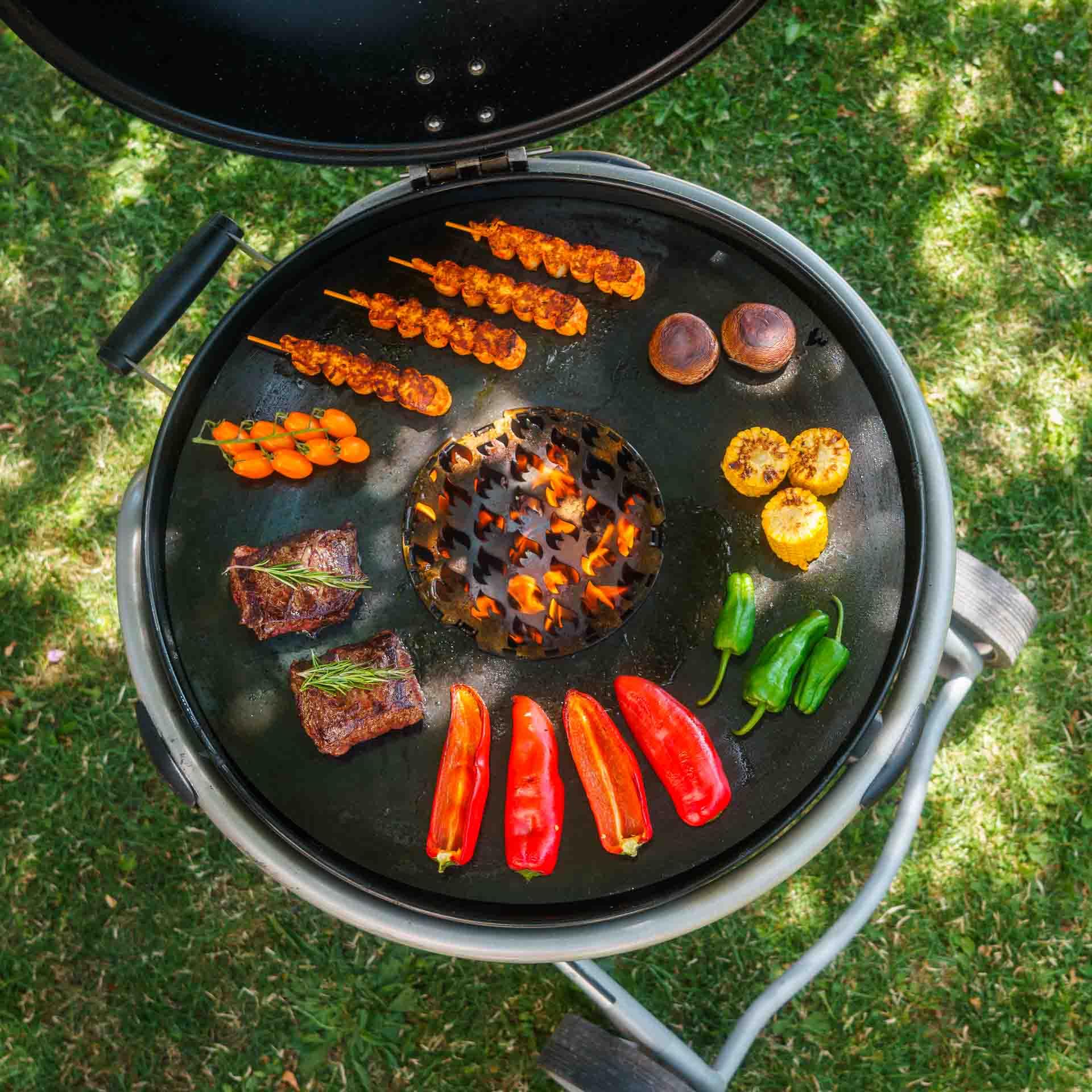 Grillrost.com Das Original Piastra Fuoco 67 - Spessore 4 mm - qualità Made in Germany - per Tutti i Barbecue 67 (65 cm)