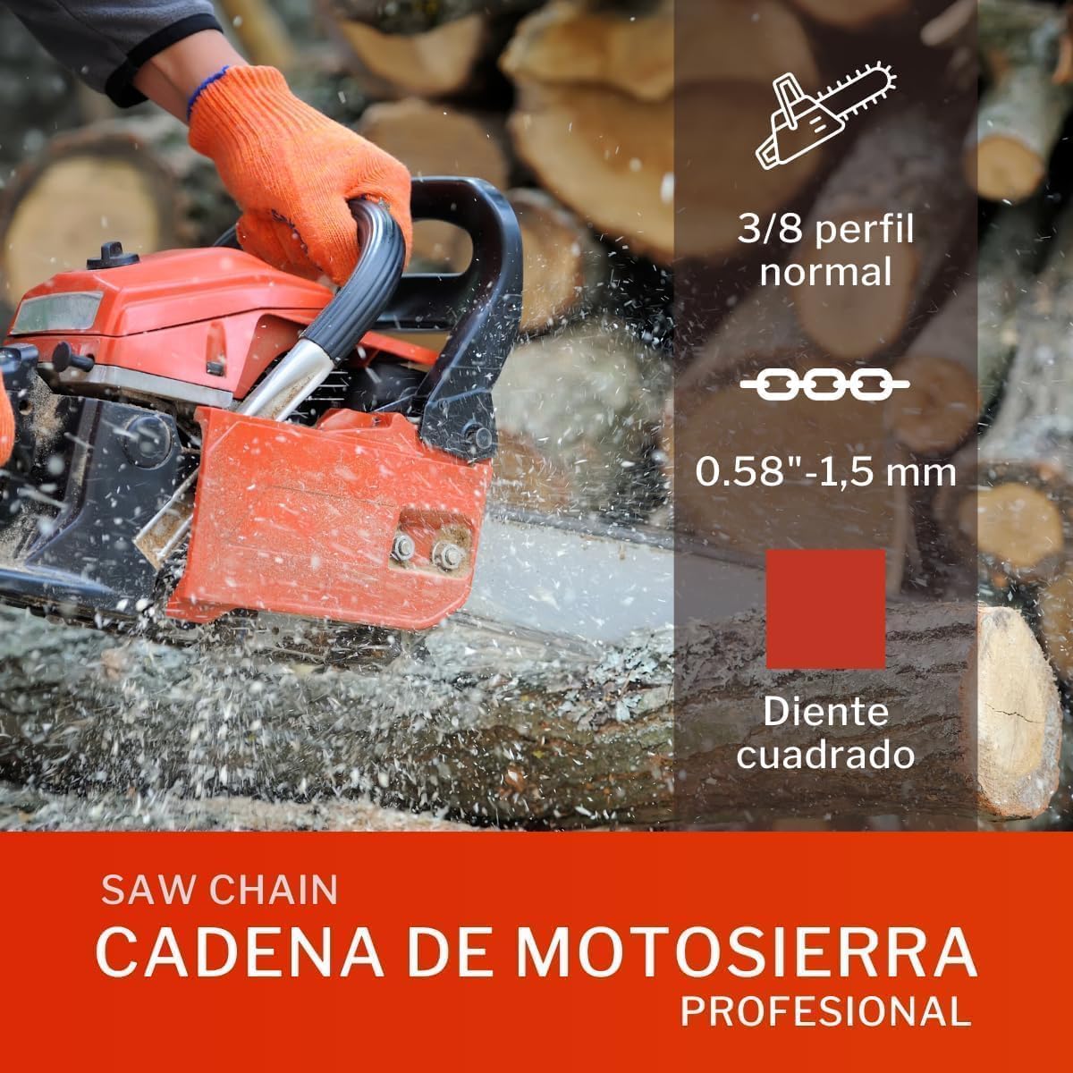 Avalon ProCut Lot De 3 Chaînes De Tronçonneuse 3/8 Bas