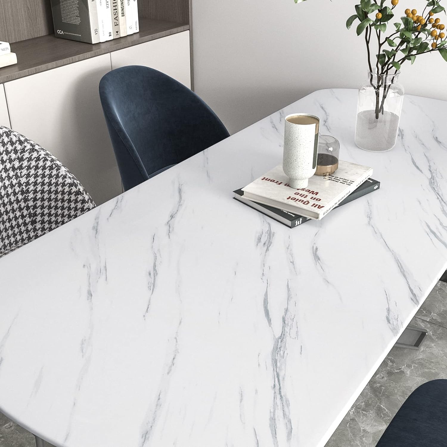SUNBIRD Self Adhesive Floor Wallpaper Waterproof PVC Wood Vinyl Peel and Stick for Living Spaces Bedroom,Hall, Kitchen, Hotel (Satvario Marble, 24 X 150 Inch) (B0CWF84676) Amazon Price History, Amazon Price Tracker