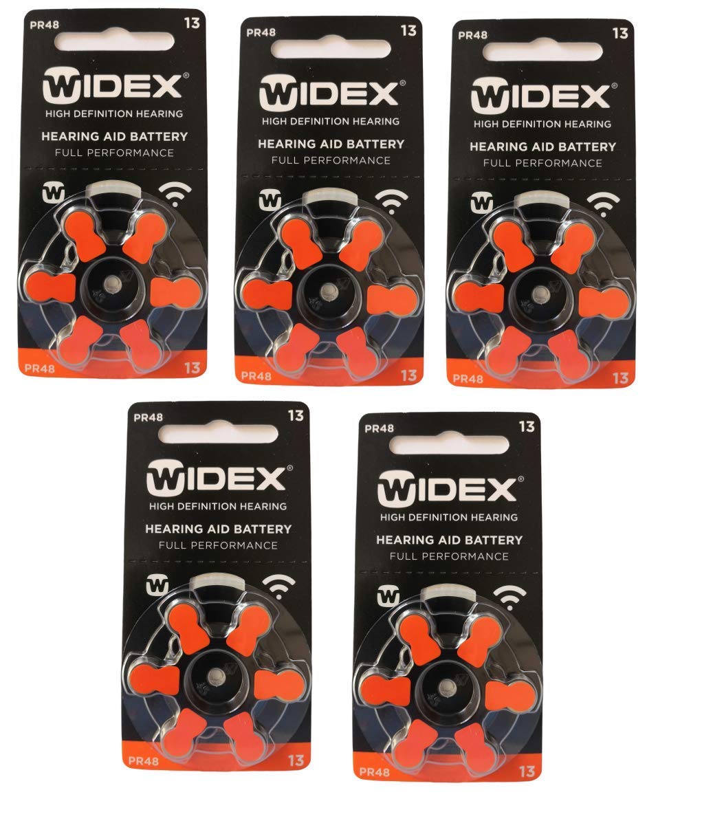 Widex hearing aid battery Size 13 (PR48) (5 Packets = 30 batteries) (B082FBPRW4) Amazon Price History, Amazon Price Tracker