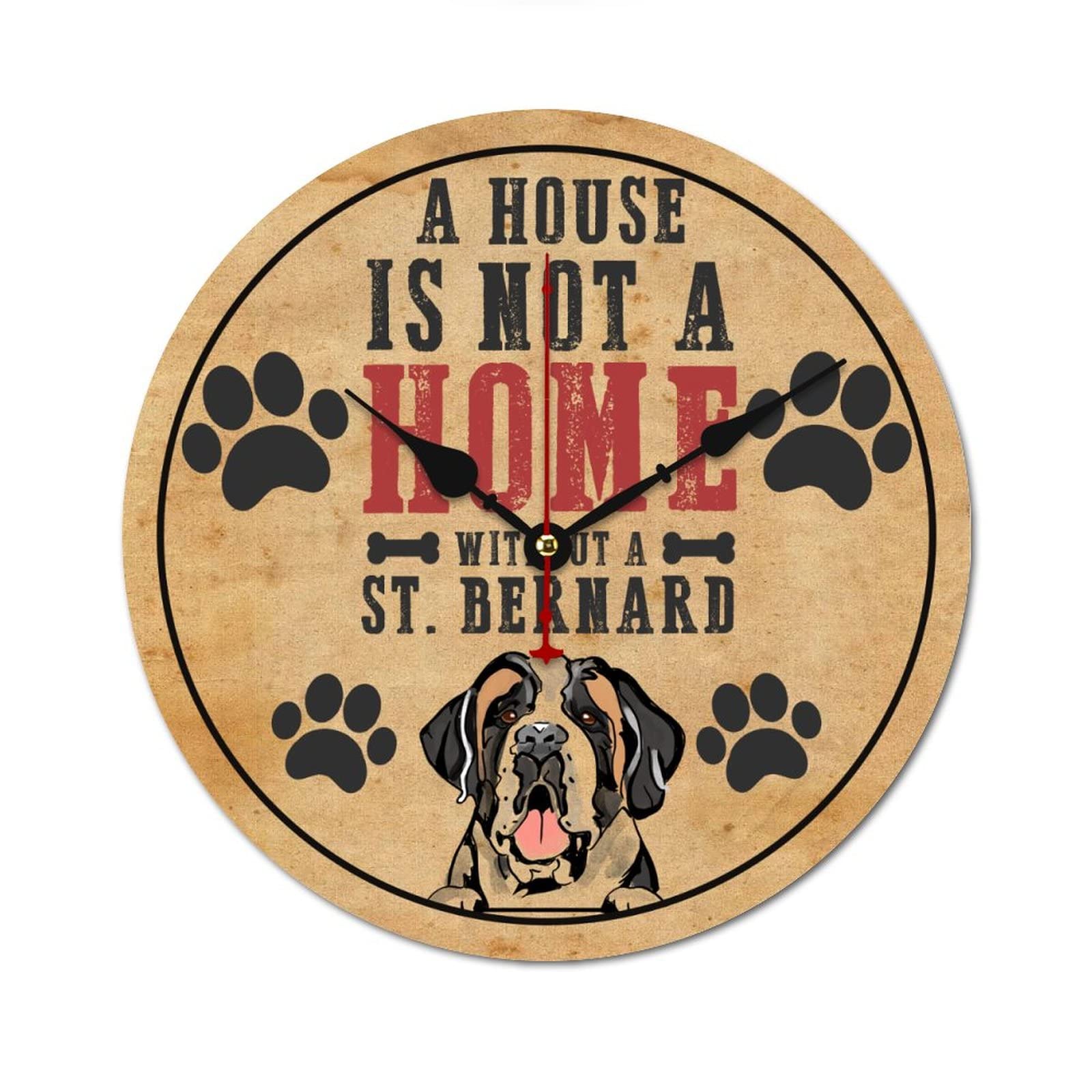 Horloge murale silencieuse en bois 38 cm pour intérieur élégant