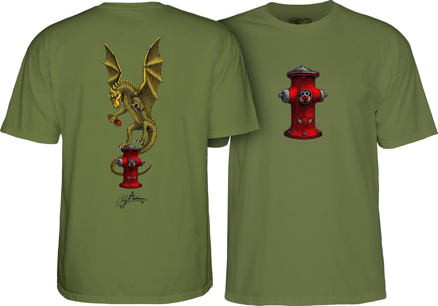 Powell Peralta Andy Anderson Vajra T-Shirts
