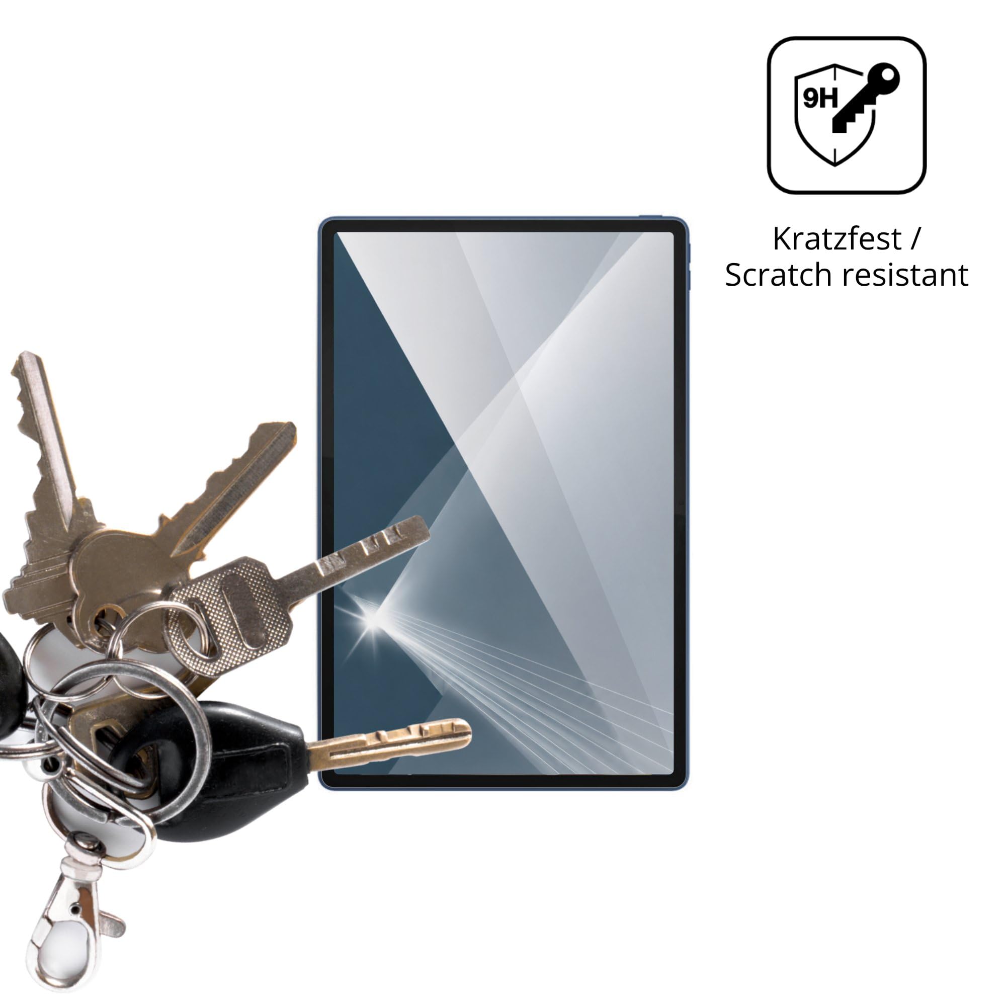 dipos 2x Film protection écran 9H pour Motorola Moto Pad 70 Pro | Transparent HD, incassable, non en verre, anti-choc, sur mesure, anti-rayures, sans bulles, adhésion sans colle