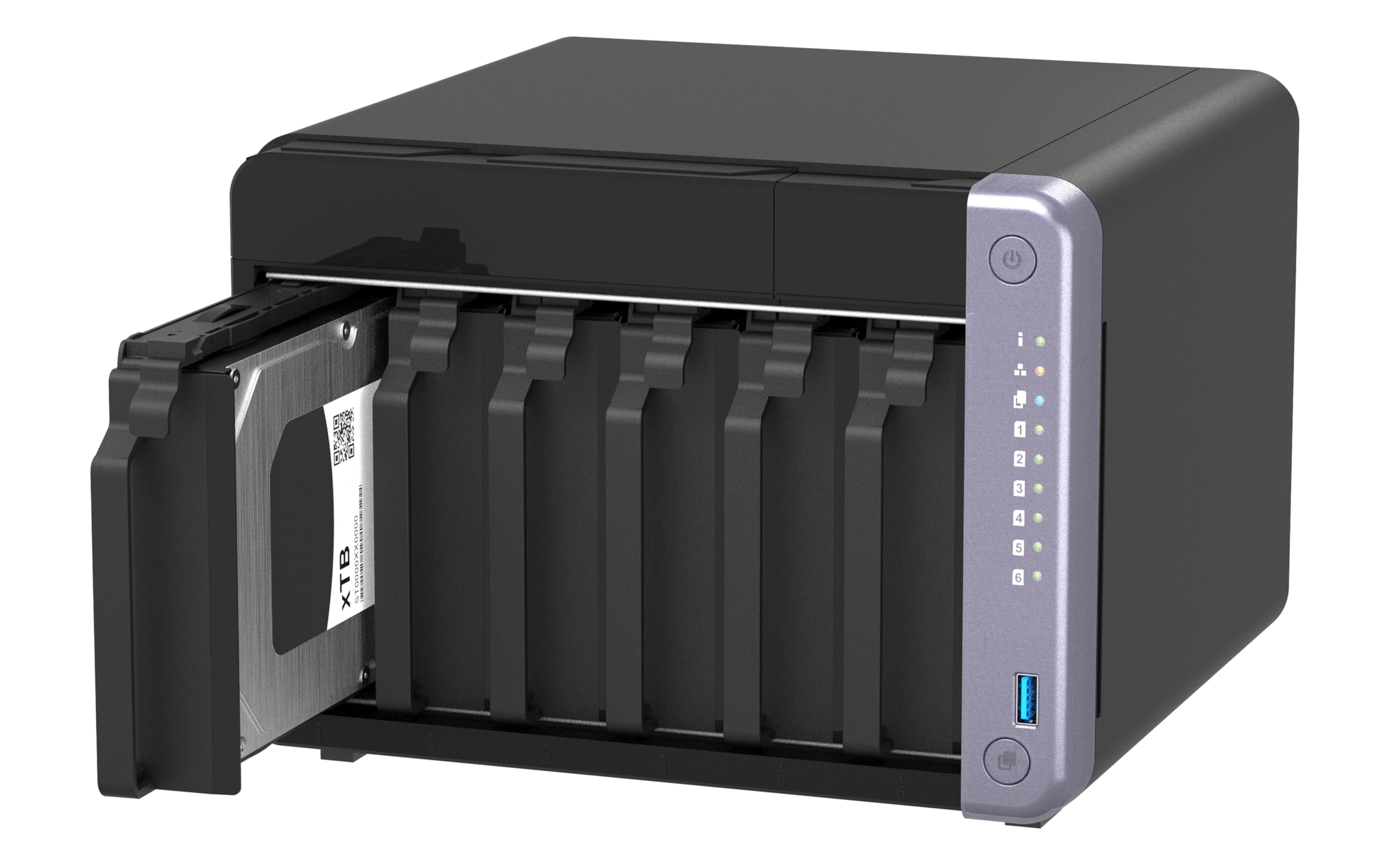 6-bay 3.5" desktop NAS AL524 4C 2.0GHz