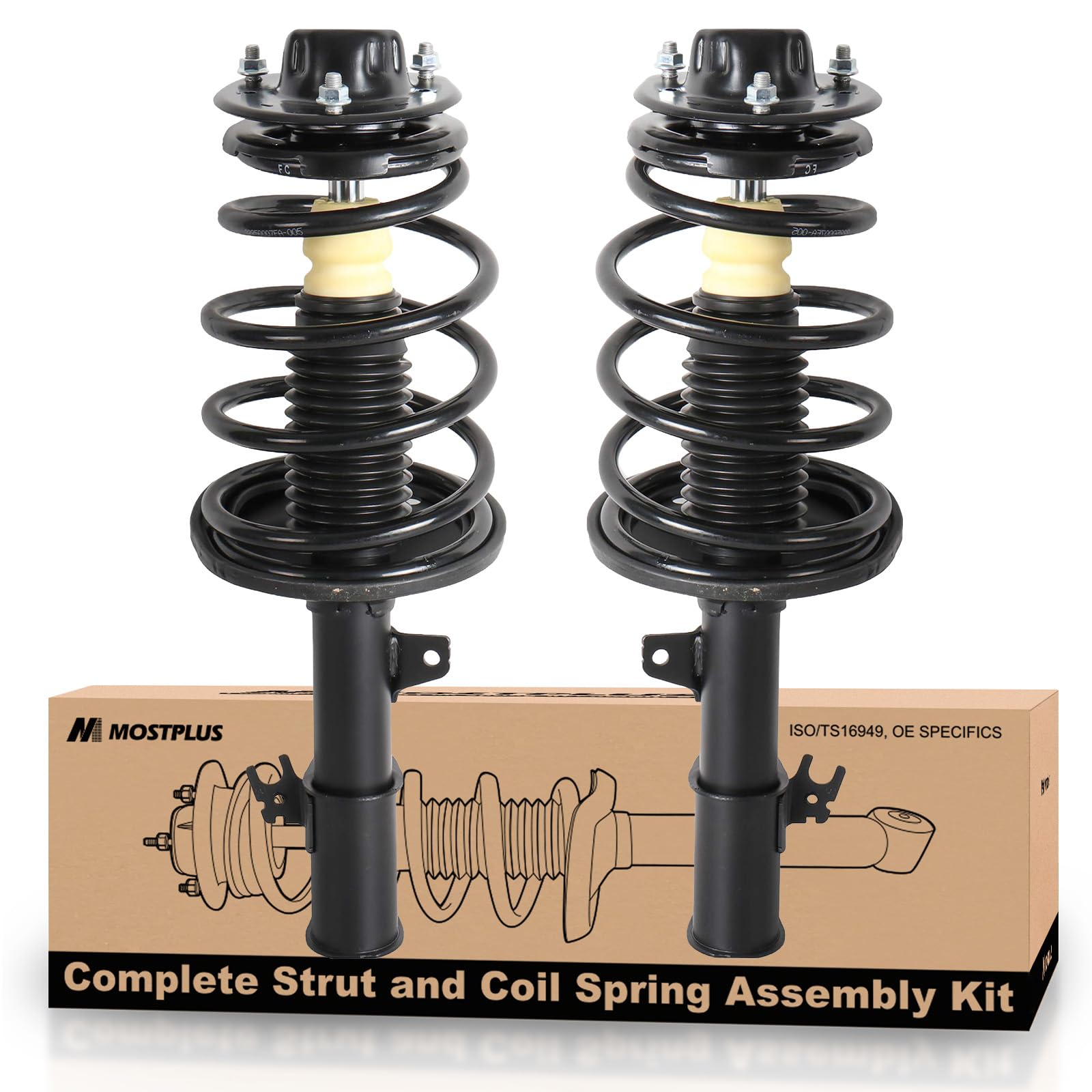 Amazon.com: MOSTPLUS Front Strut Shock Assemblies Compatible with