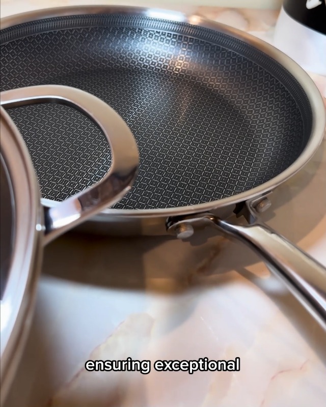 Amazon.com: Lexi Home Tri-ply 5 Qt. Stainless Steel Nonstick Wok