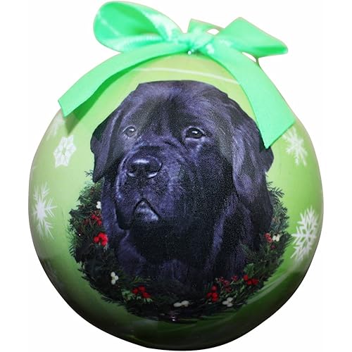 "Newfoundland Christmas Ornament" Shatter Proof Ball