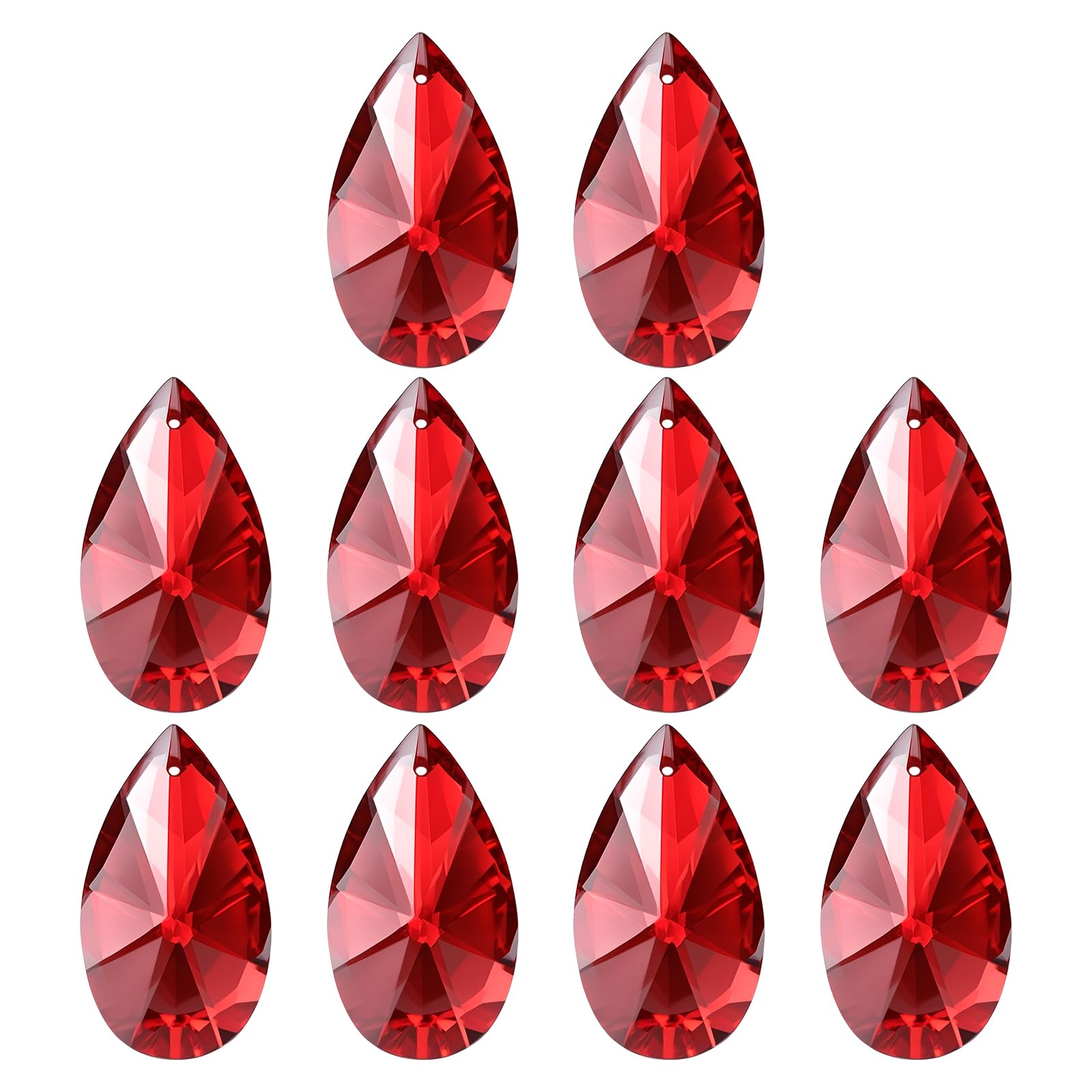 Perles à suspendre en cristal K9 de 38 mm, pampilles pour lustre et attrape-soleil