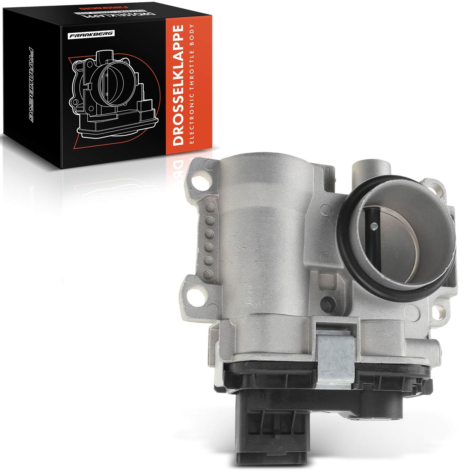 Frankberg Throttle Body Throttle Valve Socket with Gasket for Clio II BB_, CB_ Kangoo KC0/1_ FC0/1_ Twingo I C06_ S06_ 1.2L Petrol 2001-2021 7701051585