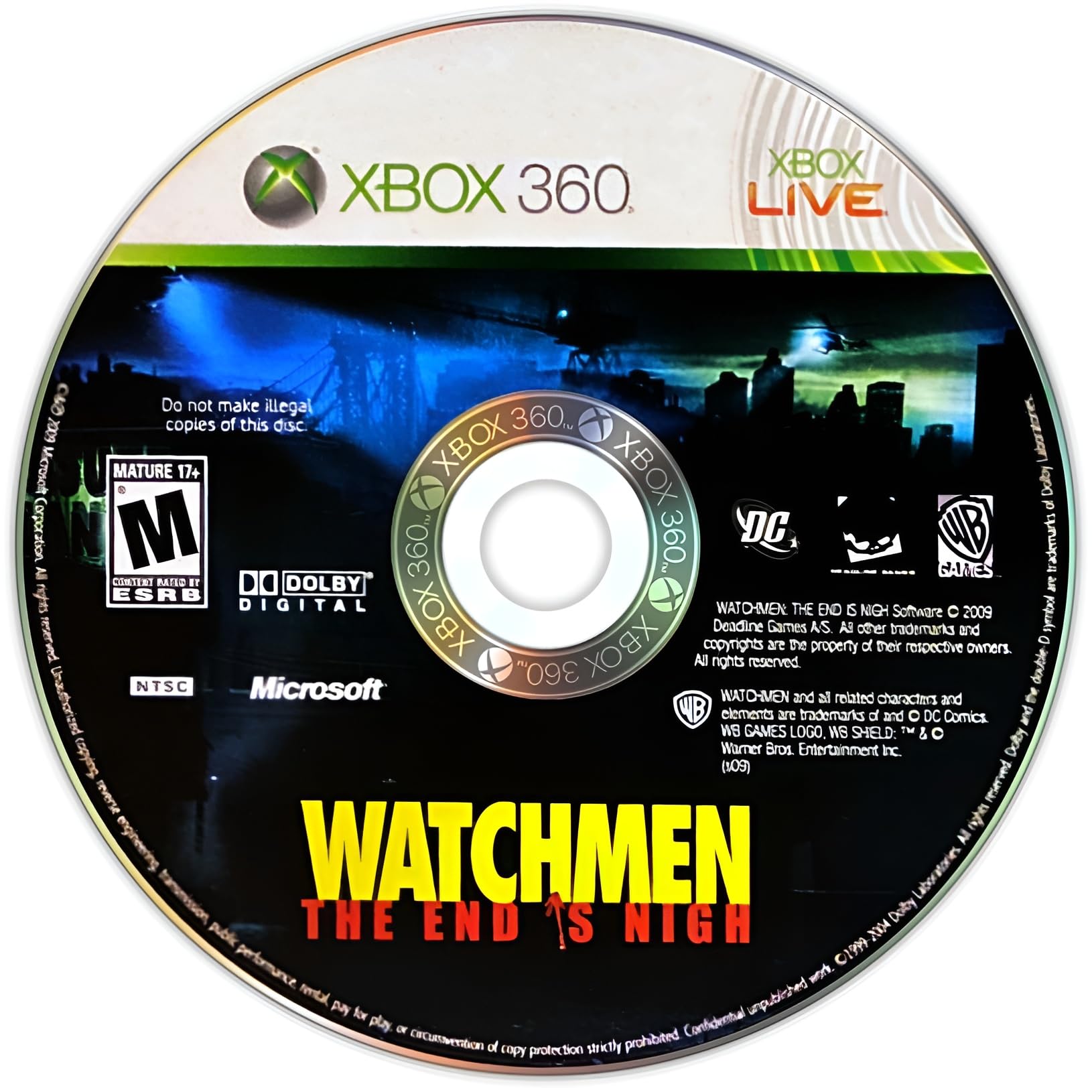 xbox360★WATCHMEN THE END IS NIGH PARTS 1 Amazon.com: Watchmen: The End is Nigh - Part 1 & 2 - Xbox 360