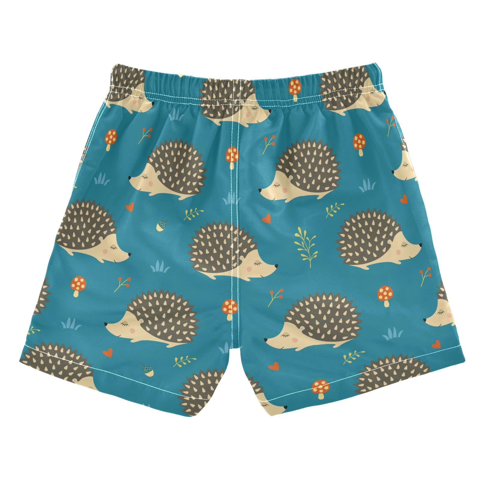 susiyo Boys Swim Trunks Hedgehogs Toddler Swim Shorts Quick Dry Beach Board Shorts Little Boy Bathing Suits Swimwear X-Small