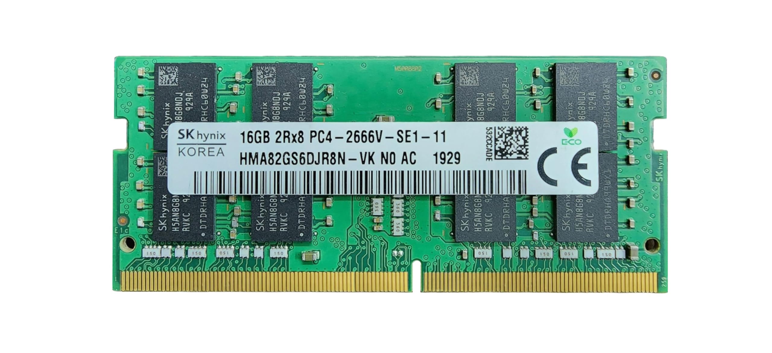Professional Grade 16GB DDR4 2666MHz Laptop RAM – SODIMM PC4-21300, Compatible with DDR4 16GB 2666MHz (HMA82GS6DJR8N-VK) and Similar Models - Korea (B0CSNHDZD4) Amazon Price History, Amazon Price Tracker